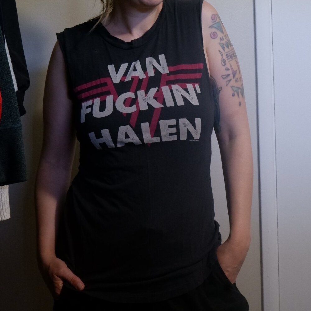 Van Halen Van Fuckin Halen Tank Top Metal Band T Tee